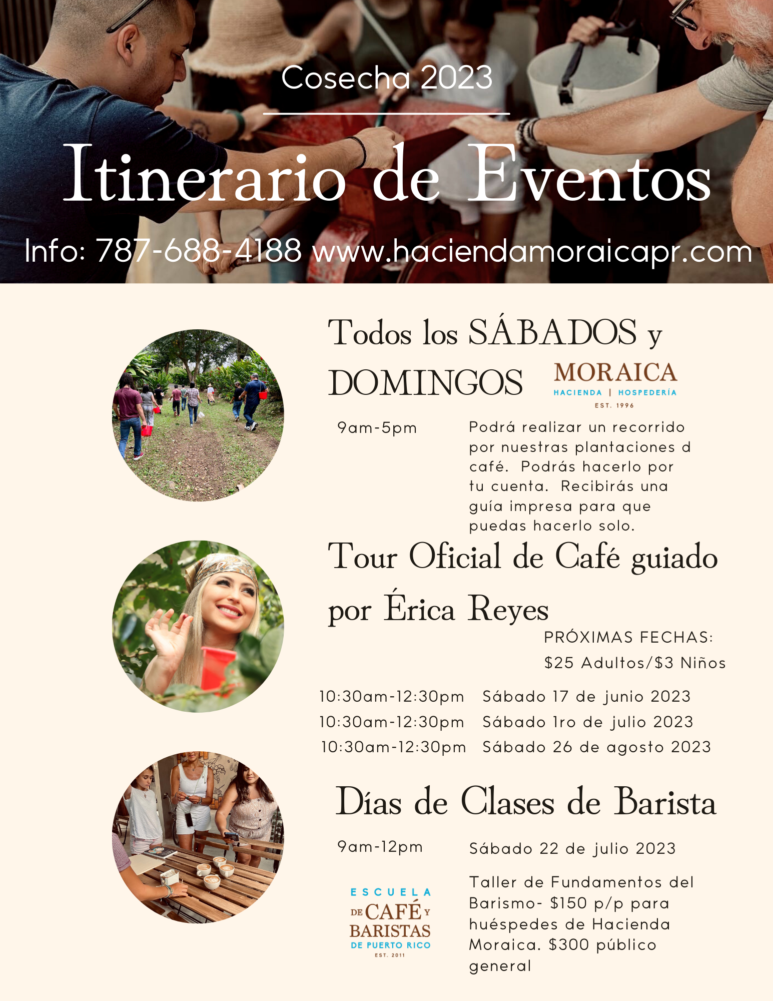 Tour de Café 23 de septiembre- Niños